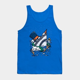 Snowman Obliteration Shark Tank Top